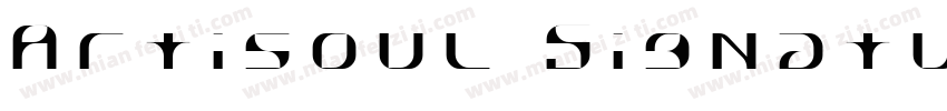 Artisoul Signature R字体转换